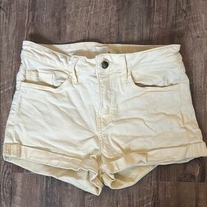 H&M Women's Yellow Shorts